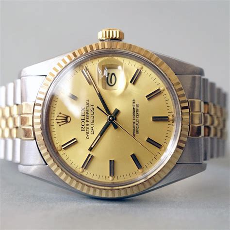 1981 rolex datejust two tone|rolex 16030 datejust.